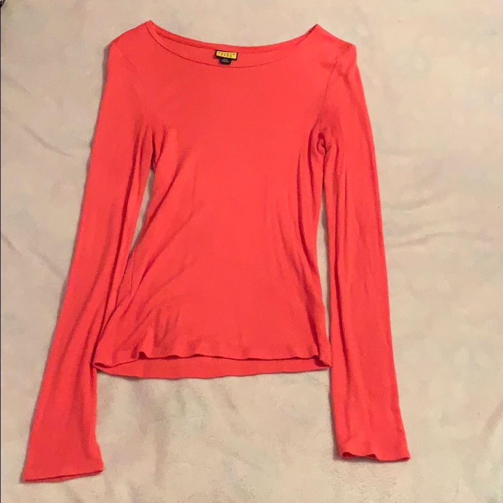 Pink long sleeve top